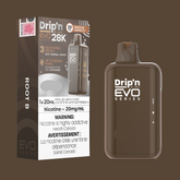 Root B Ice Drip'n EVO 28k Disposable Vape Enjoy the classic, frothy goodness of root beer with every puff, delivering a nostalgic blend of creamy vanilla and rich, spicy sassafras.